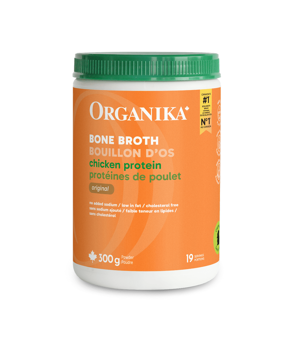 6x Organika Chicken Bone Broth Original Protein Powder 300g Bundle