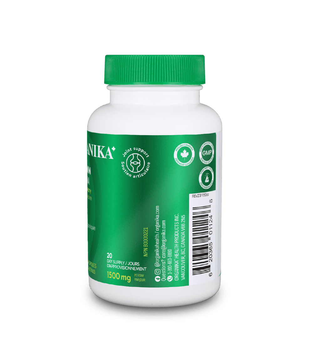 [优惠组合] 6瓶 x Organika 姜黄素，保肝利胆，500毫克，60粒