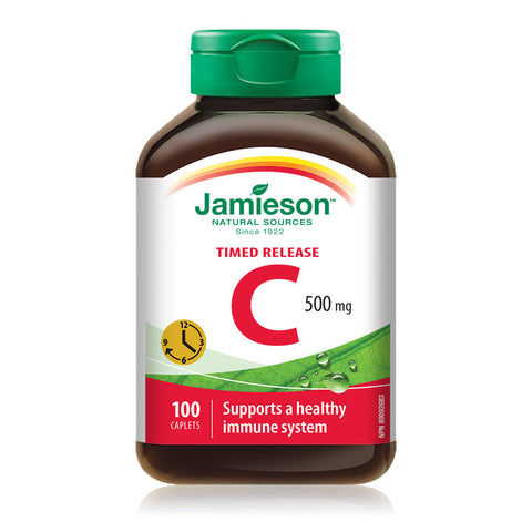 Jamieson Vitamin C 500 mg | Timed Release | 100 Caplets