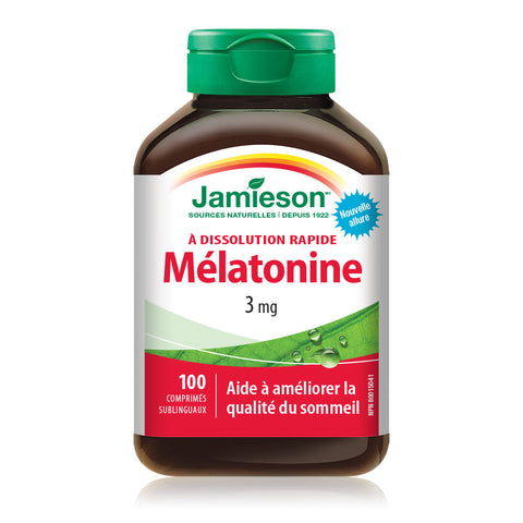 Jamieson 健美生 褪黑激素片剂, 3毫克, 100片