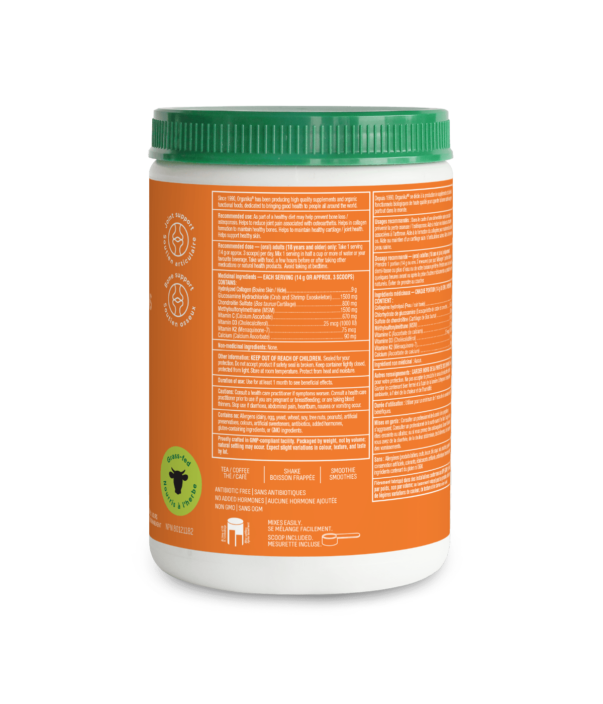 6x Organika Enhanced Collagen™ Bone & Joint 280g Bundle