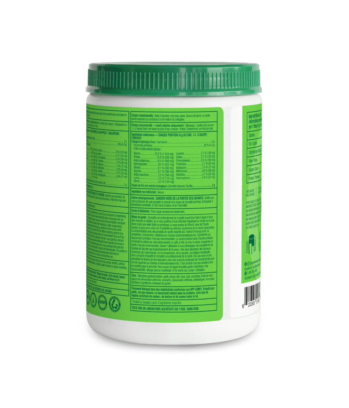 6x Organika Enhanced Collagen Vitality Matcha 250g Bundle