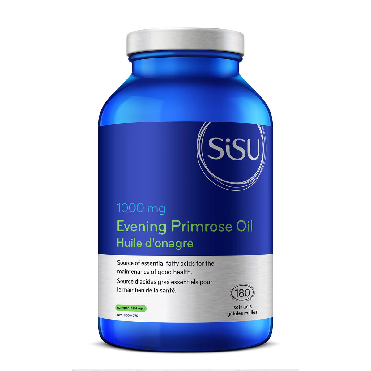 Blue Sisu supplement bottle with white cap on a white background available online nitvd.com