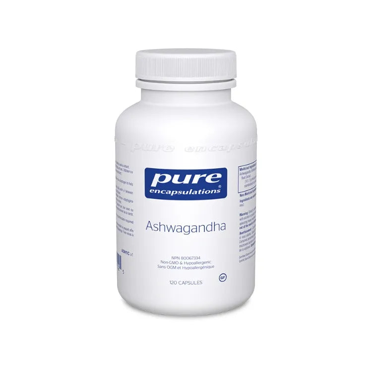 Pure Encapsulations, Ashwagandha, 120 Vegetarian Capsules  nitvd.com