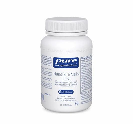 Pure Encapsulations Hair/Skin/Nails Ultra Canadian label sold by nitvd.com