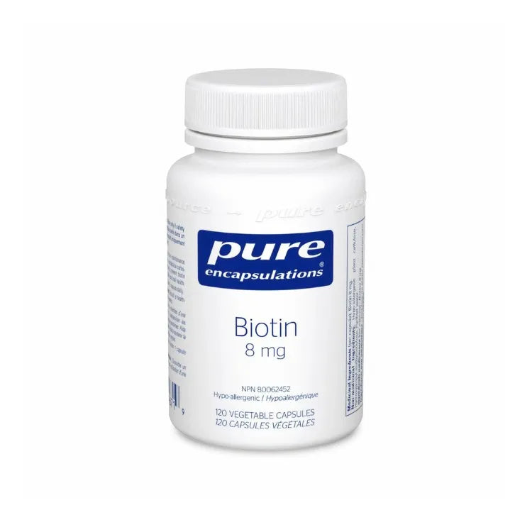 Pure encapsulations biotin Canadian label sold by nitvd.com