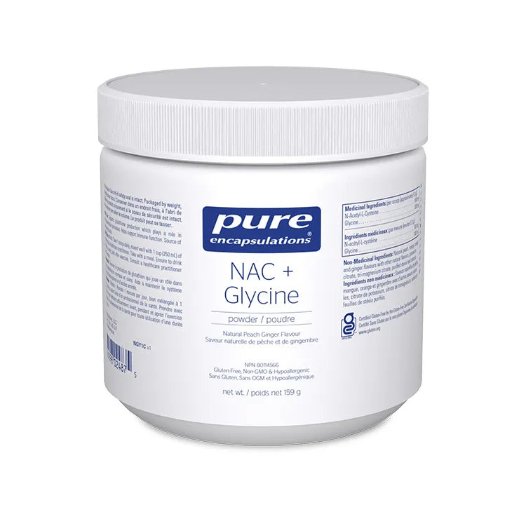 Pure encapsulations NAC + Glycine Powder sold by nitvd.com online Canada