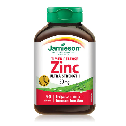 Jamieson Zinc 50 mg Time Release 90 tablets