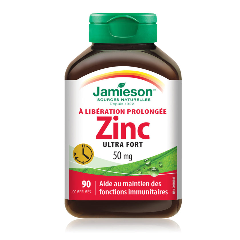 Jamieson Zinc 50 mg Time Release 90 tablets