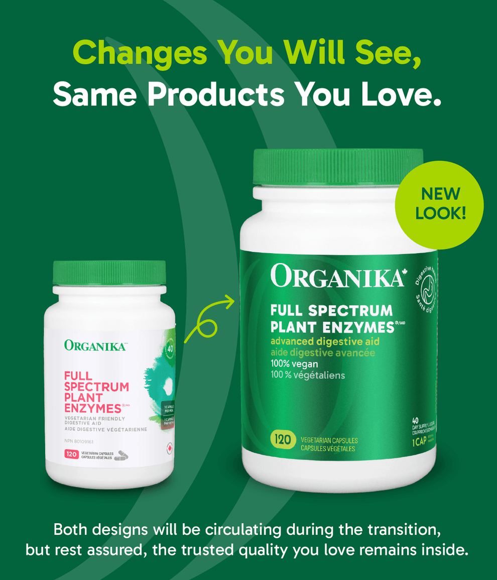 6 Organika Full Spectrum Plant Enzymes 500mg 60 vegetarian capsules Bundle