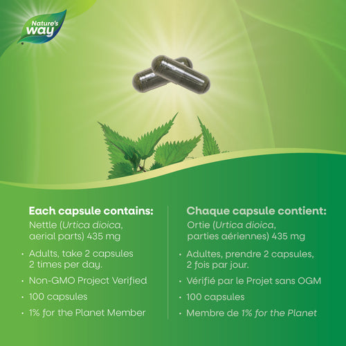 Nature's Way Nettle Aerial Parts 100 capsules