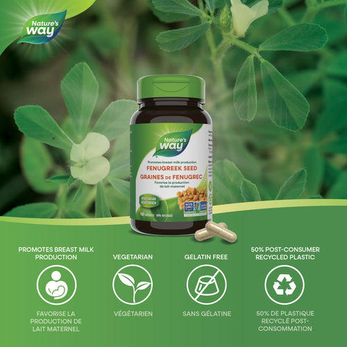 Nature's Way Fenugreek Seed, 100 caps