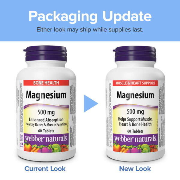 Webber Naturals 鎂 三羧酸循環500毫克，60片