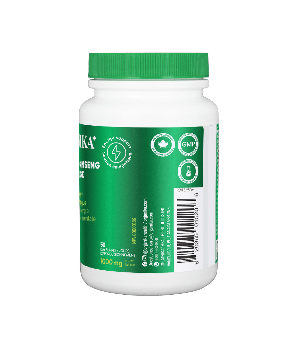 [優惠組合] 6瓶x Organika 韓國紅參（提高能量/免疫力） 500mg， 200 粒膠囊