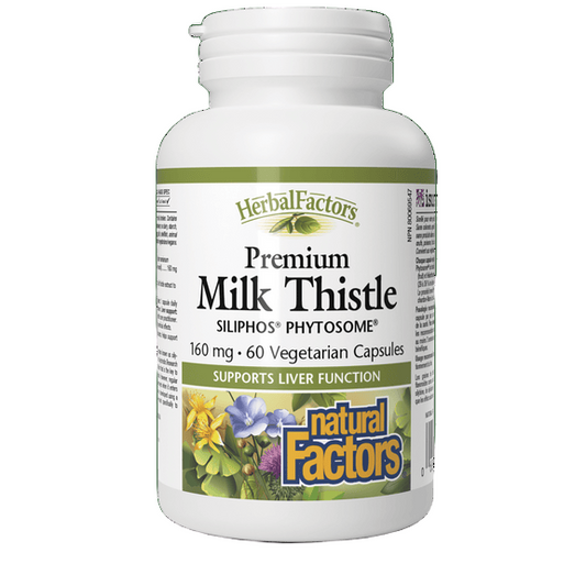 Herbal Factors Premium Milk Thistle supplement by Natural Factors Canada Sold by nitvd.com