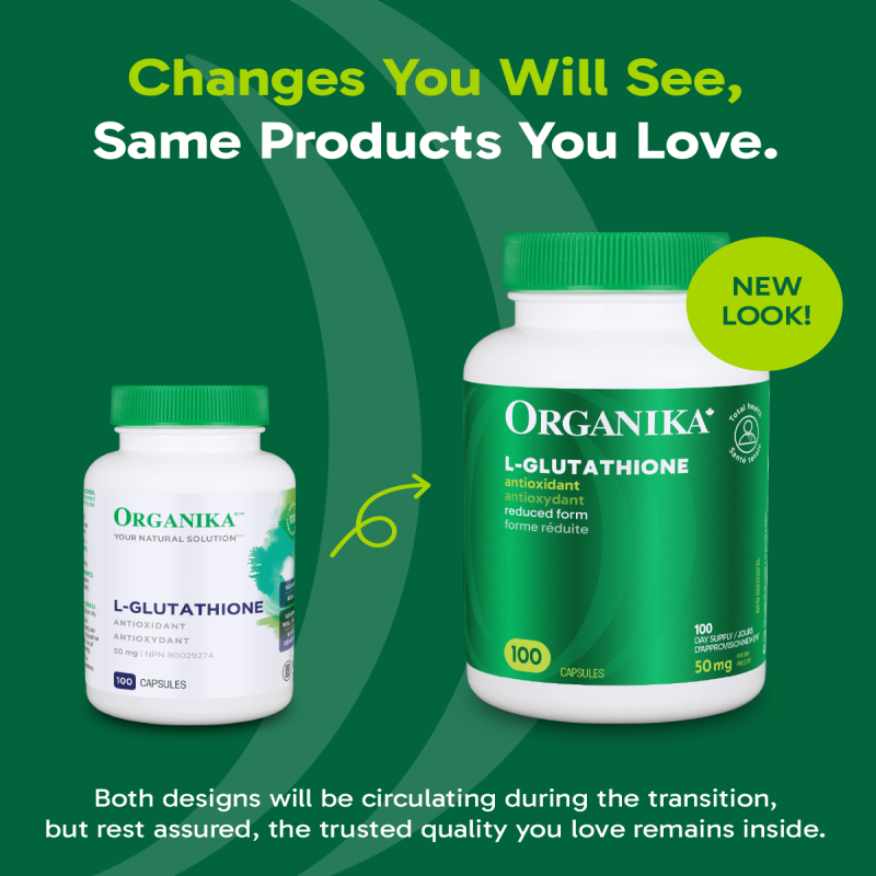 Organika L-Glutathione 50 mg 100 capsules
