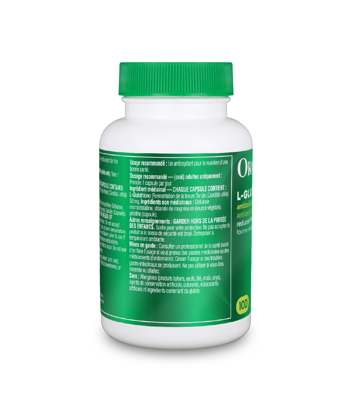 6x Organika L-Glutathione 50 mg 100 capsules Bundle