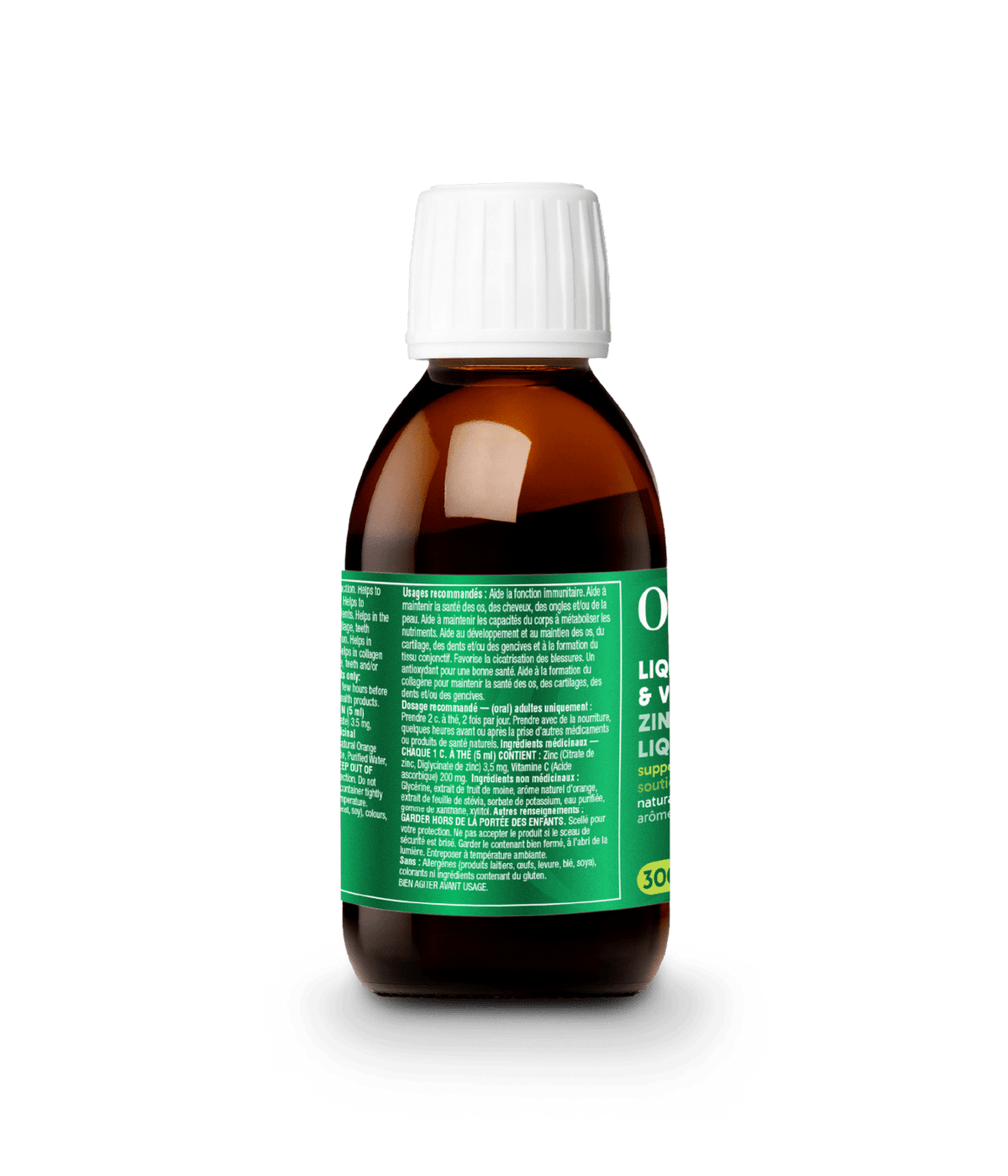 6x Organika Liquid Zinc & Vitamin C 300ml Bundle