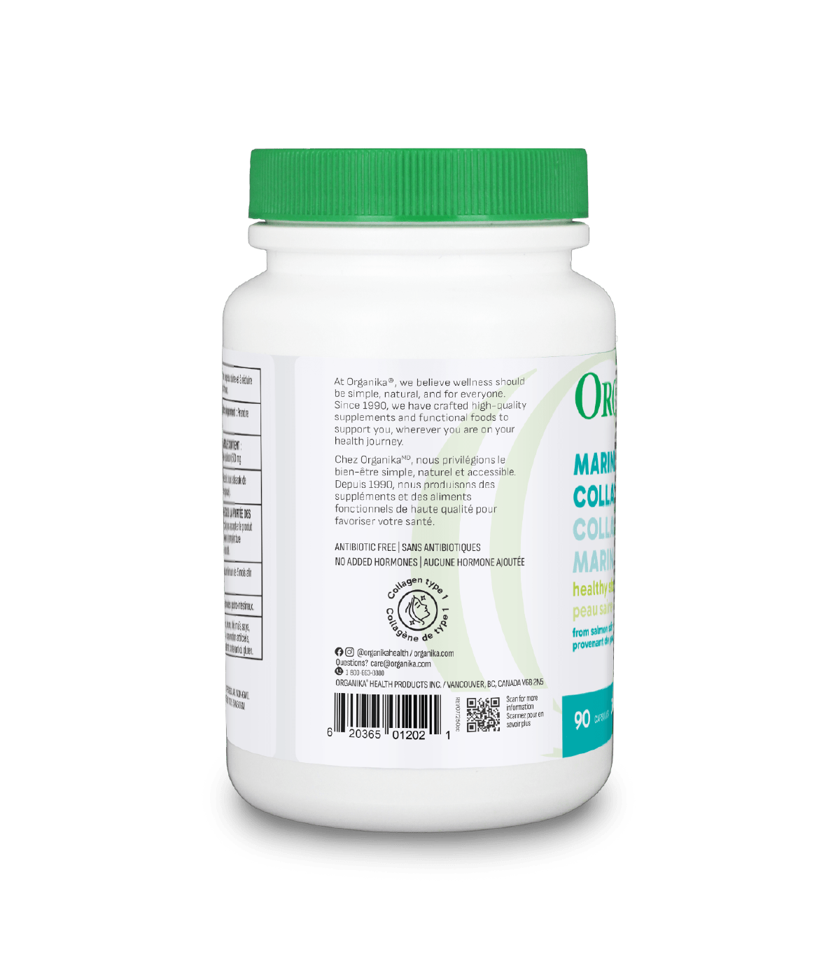 Organika Marine Collagen 500mg 90 capsules