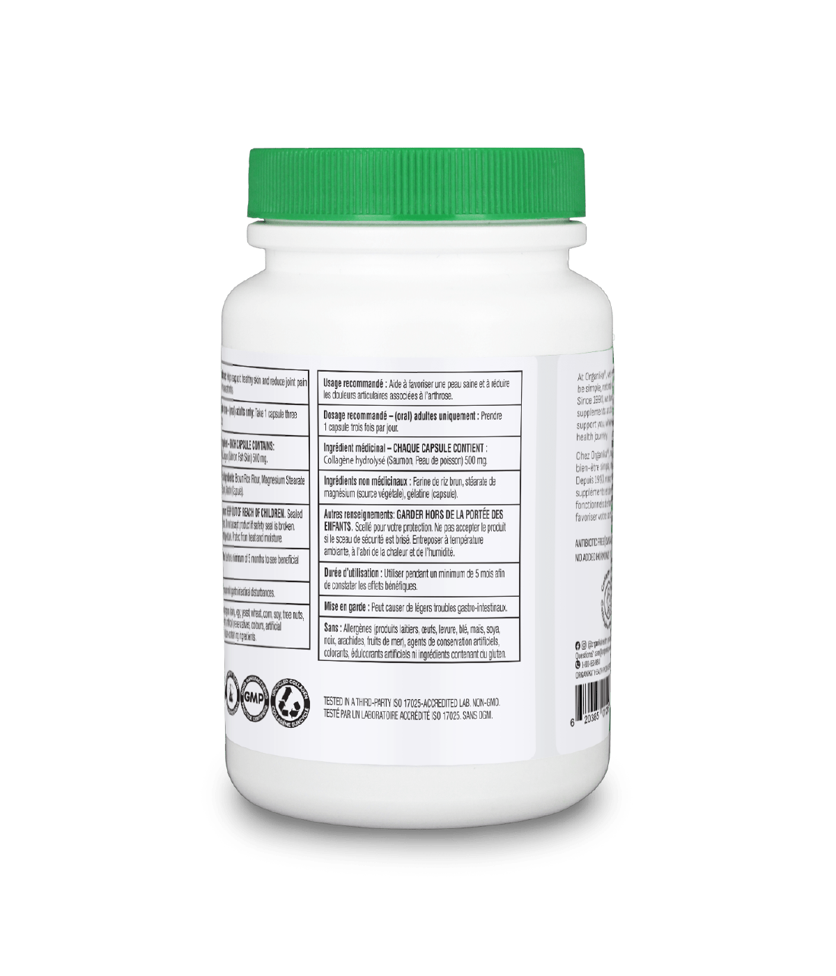 Organika Marine Collagen 500mg 90 capsules