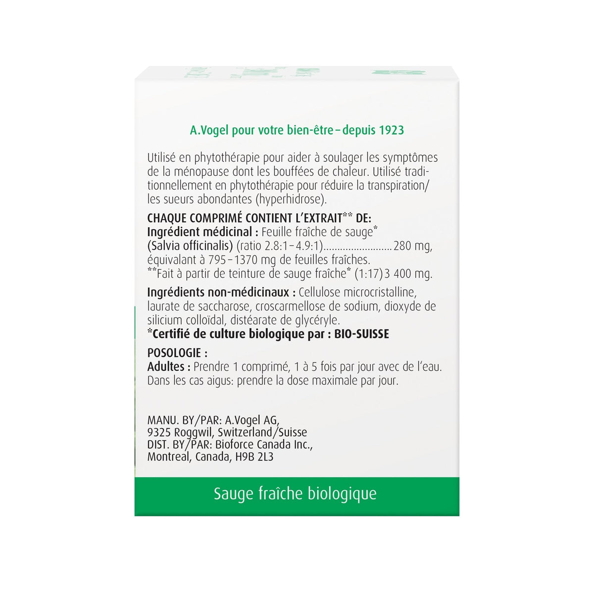 A.Vogel Menoforce 90 tablets