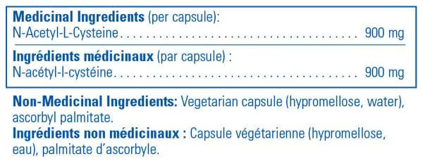 Pure Encapsulations, NAC, 900mg, 120 Capsules