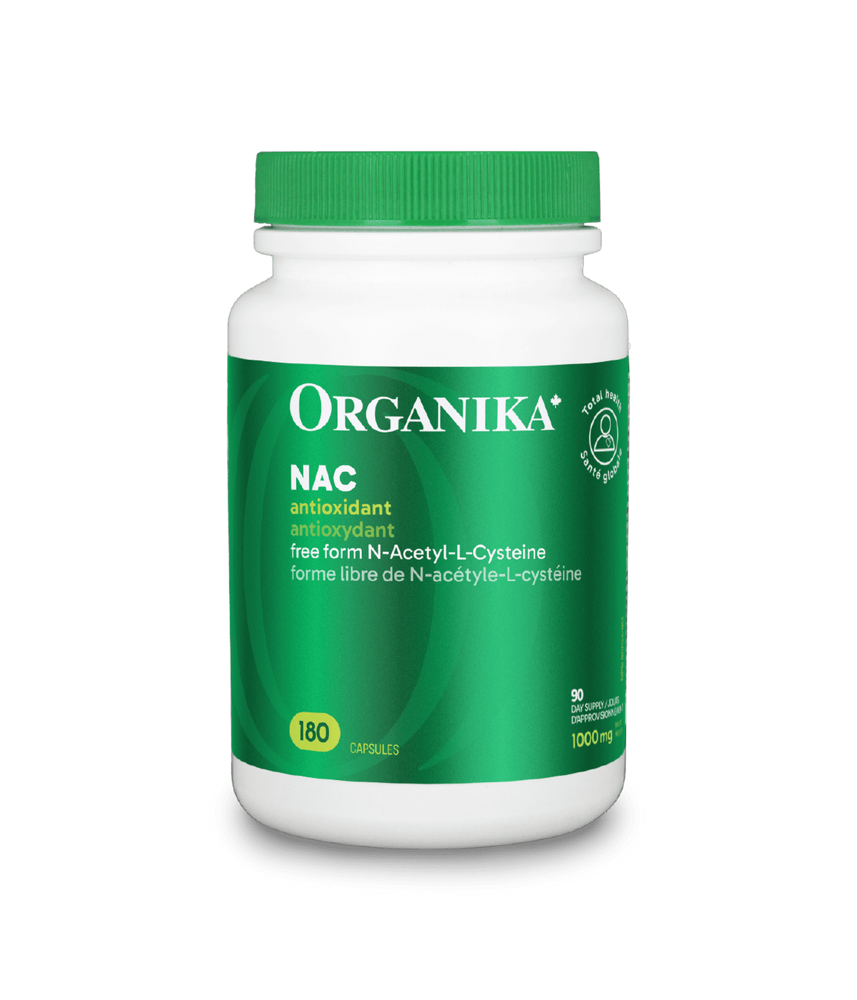 6x Organika NAC (N-Acetyl-L-Cysteine) 500 mg 180 Capsules Bundle