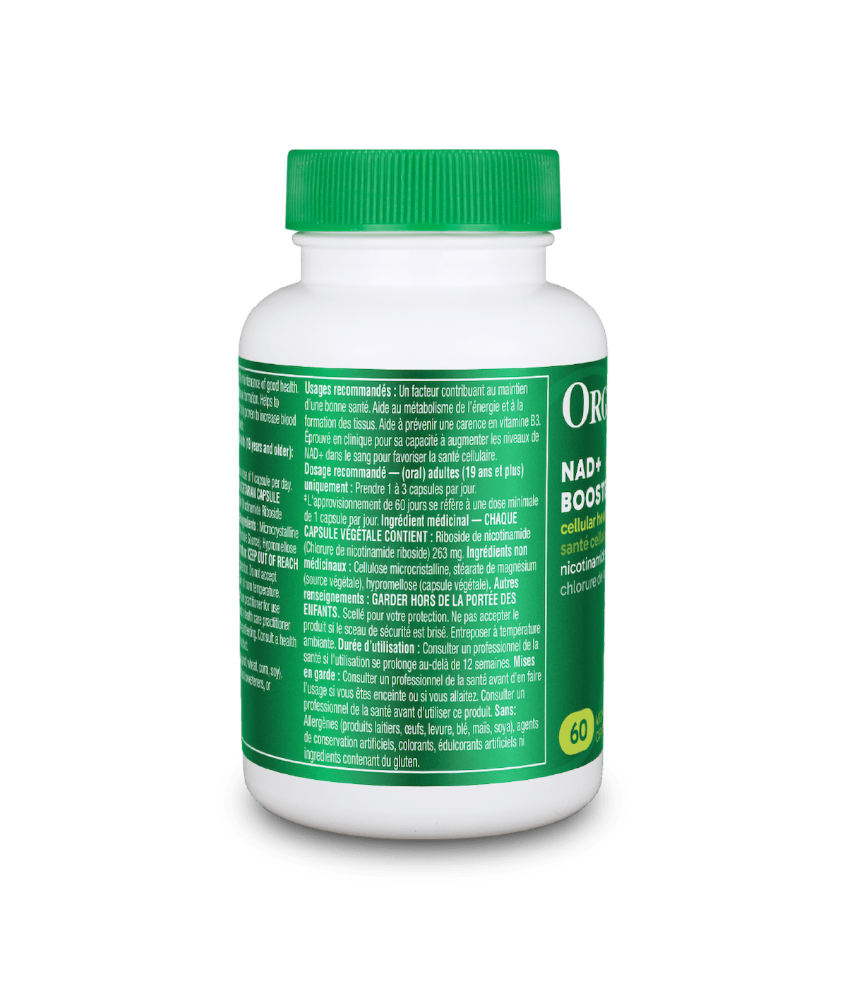 [優惠組合] 6瓶x Organika NAD+Booster NRC 300毫克 60粒素食膠囊