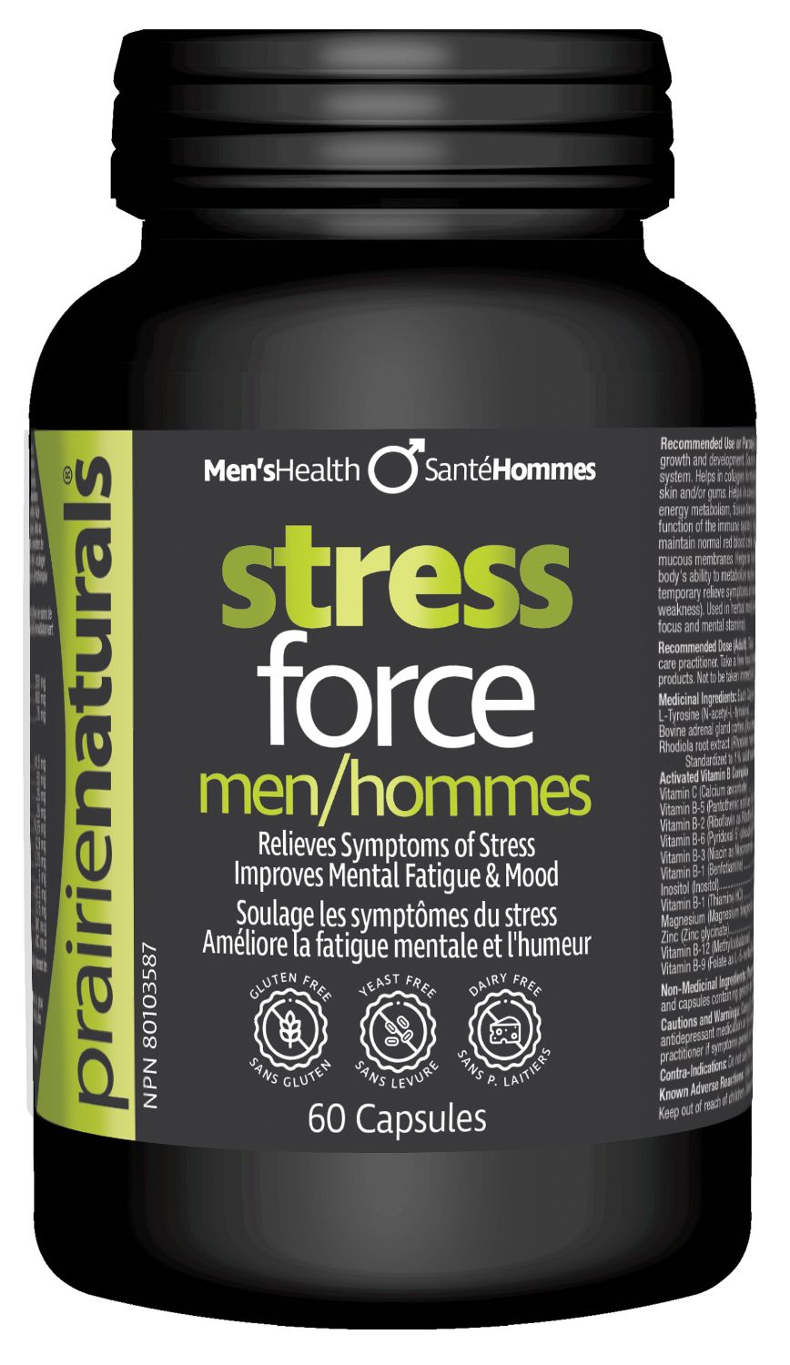 Prairie Naturals Stress Force for Men 60 capsules