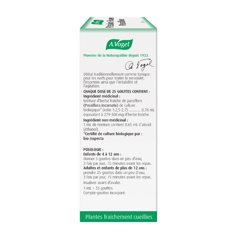 A.Vogel Passion Flower - Nervousness, Restlessness and Insomnia 50 mL for Adults & Kids 4+