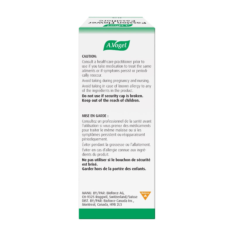 A.Vogel Passion Flower - Nervousness, Restlessness and Insomnia 50 mL for Adults & Kids 4+