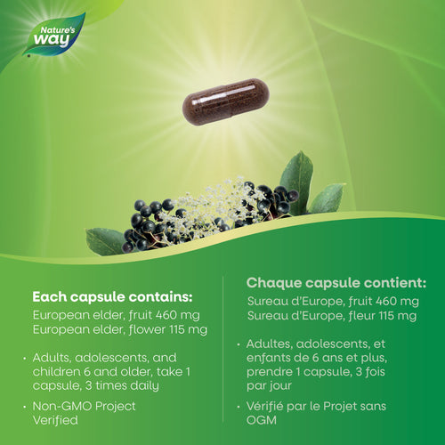 Nature's Way 接骨木果 100 粒膠囊