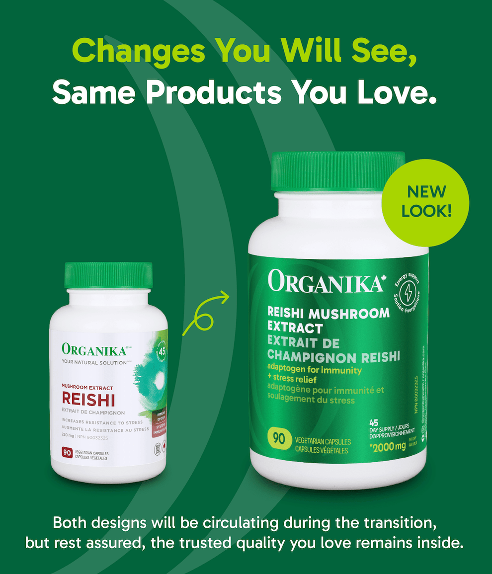 6x Organika Reishi Mushroom 250 mg 180 capsules Bundle