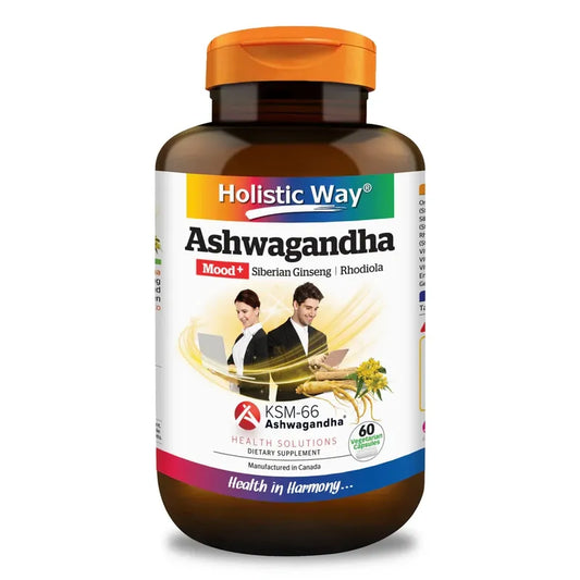 Holistic Way Ashwangandha Mood+, 60 Veggie Capsules