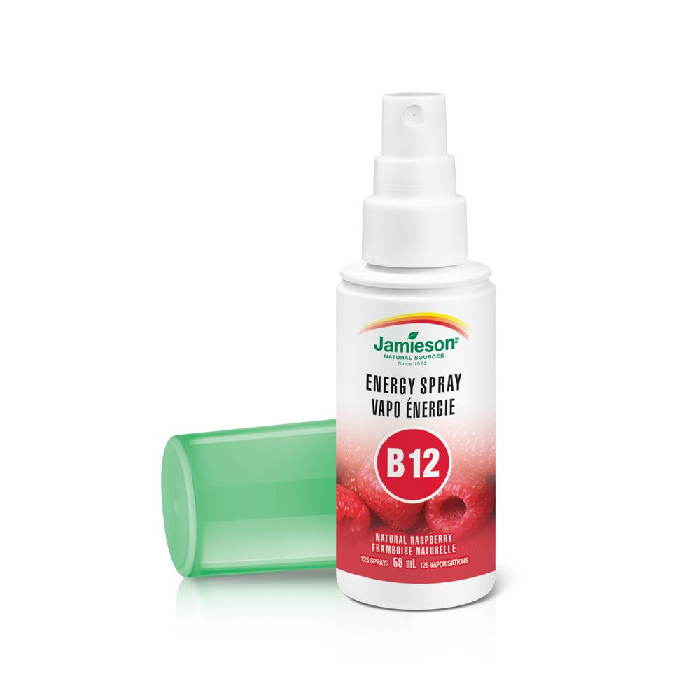健美生 Jamieson Vitamin B12 Energy Spray 58 ml Canada cap off