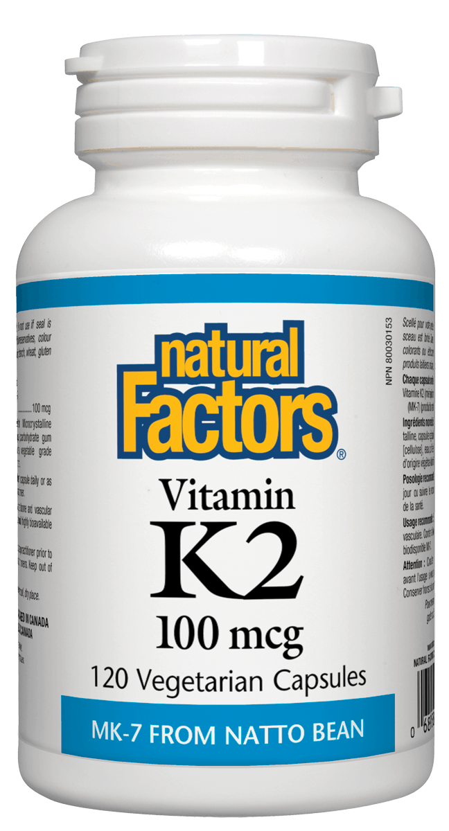 Natural Factors维生素K2，120粒素食胶囊