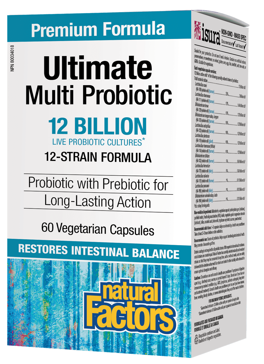Natural Factors Ultimate Probiotic Complex, 60 caps 然自自然