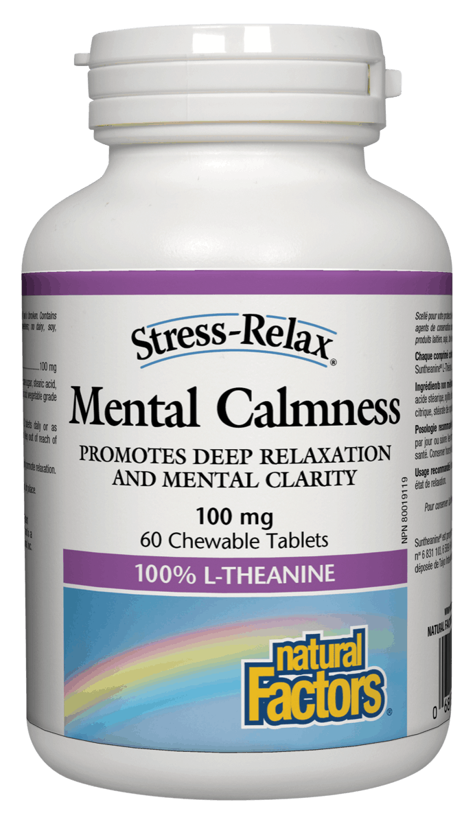 Stress-Relax™ 精神安稳配方 咀嚼锭, 60 片