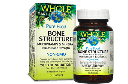 Natural Factor Bone Structure Multivitamin & Mineral, 60 tablets