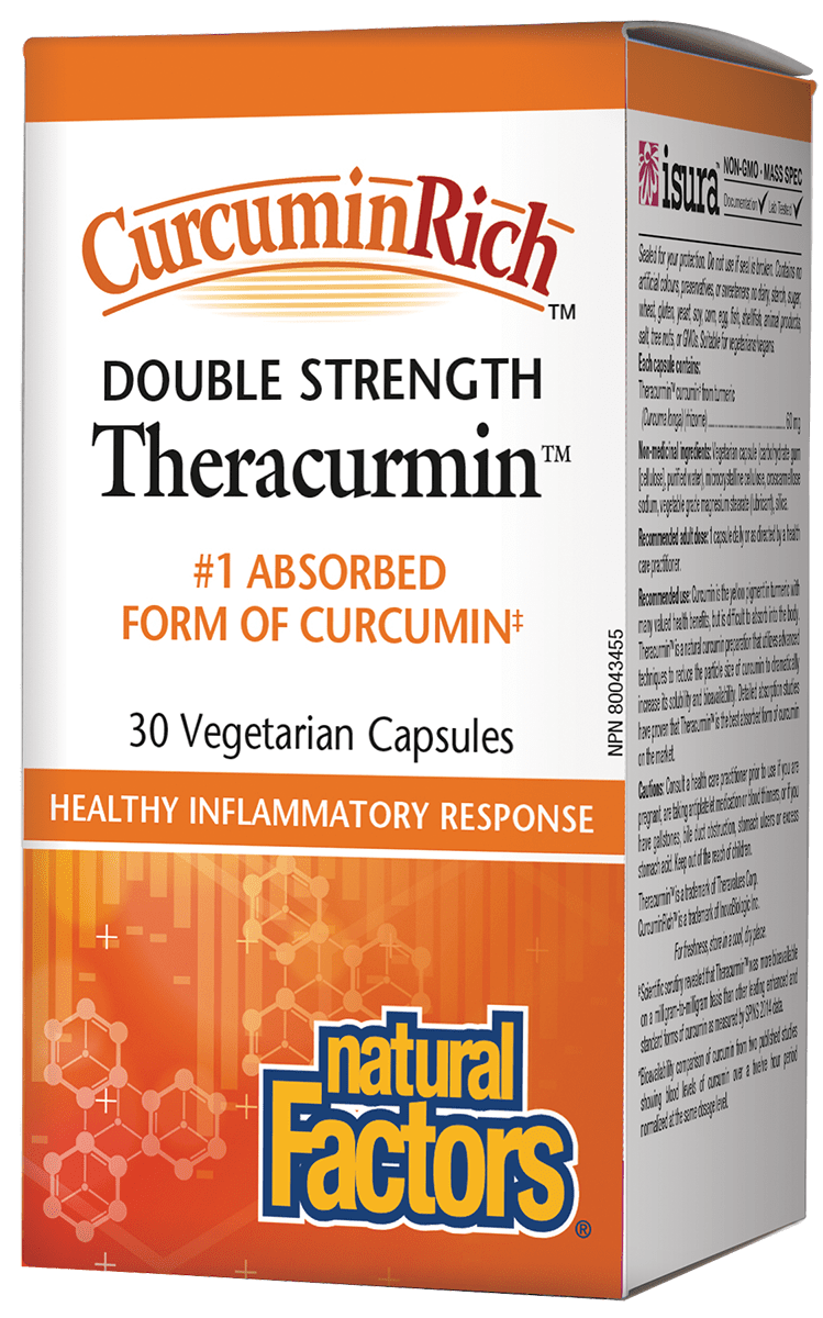CurcuminRich™ Double Strength Theracurmin™,  30 Vegetarian Capsules