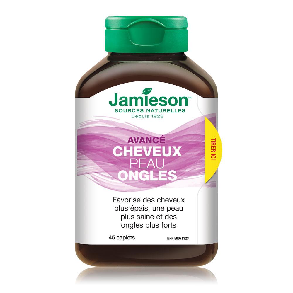 Jamieson Advanced Hair, Skin, Nails 45 caplets francais