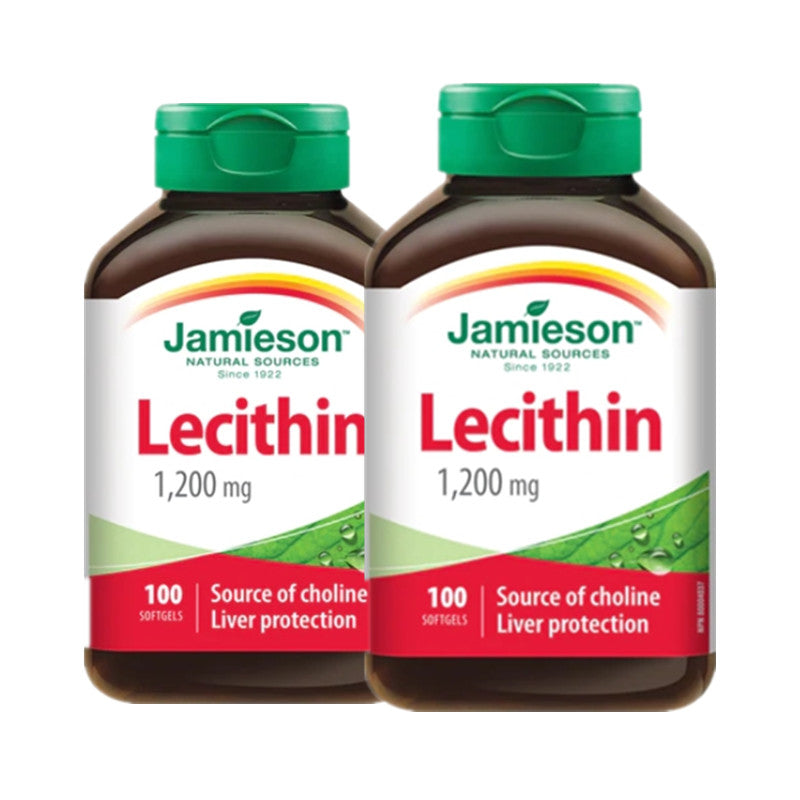 [優惠組合] 2瓶 x Jamieson 健美生 卵磷脂, 1200毫克, 100粒