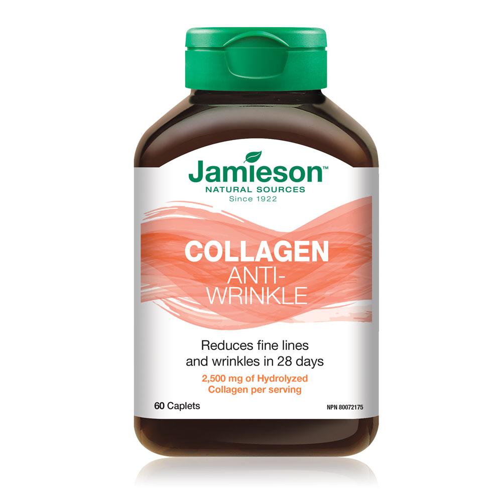 Jamieson Collagen Anti-Wrinkle, 60 Capsules bottle