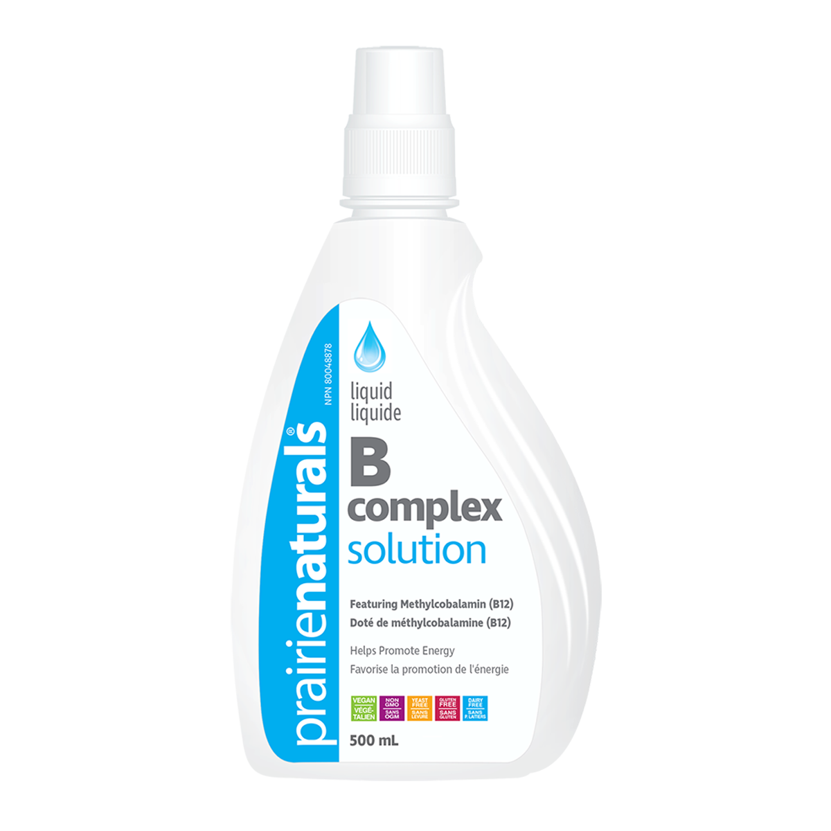 Prairie Naturals Liquid Vitamin B Complex Solution, 500mL