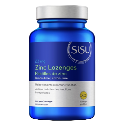 SISU Zinc Lozenges Lemon-Lime, 30 Lozenges