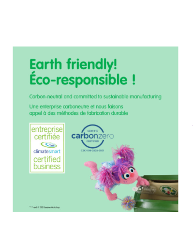 Sesame Street Omega-3 with DHA Lemon 120 gummies Earth friendly