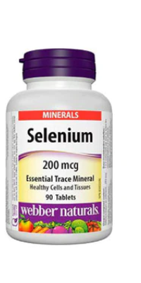 Webber Naturals Selenium 200mcg 90 Tablets