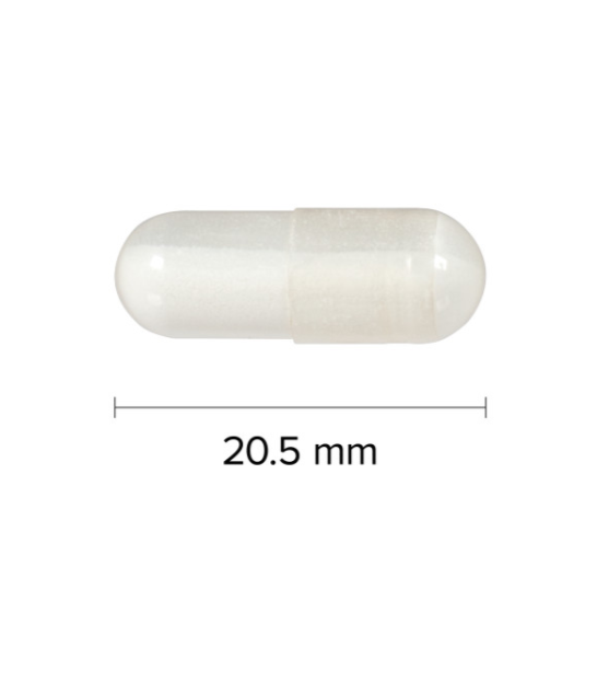 Webber Naturals  Biotin 2500 mcg 90 Vegetarian Capsule length 20.5 mm