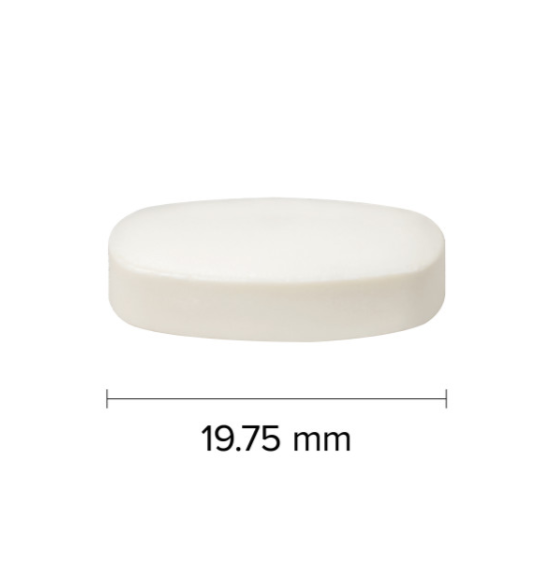Webber Naturals Collagen30 with Ceramides Bioactive Collagen Peptides 120 tablet soze 19.75 mm