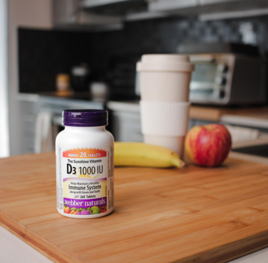 Webber Naturals D3 1000 IU, 260 tablets, Bonus size